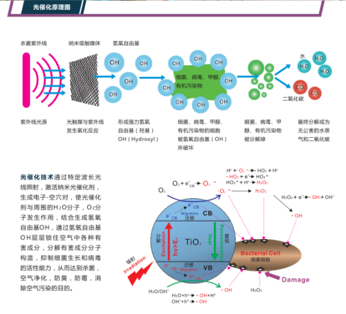 光触媒杀菌器之光催化原理 光触媒杀菌器之光催化原理
